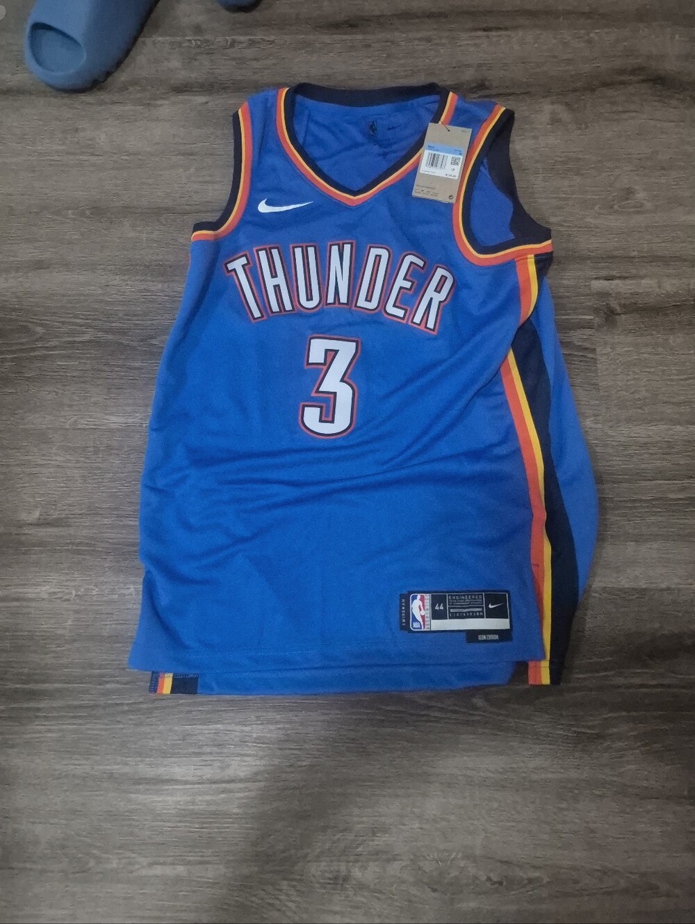 Nike Josh Giddey Oklahoma City Thunder #3 Swingman Jersey Icon Edition NWT Size - Picture 5 of 6